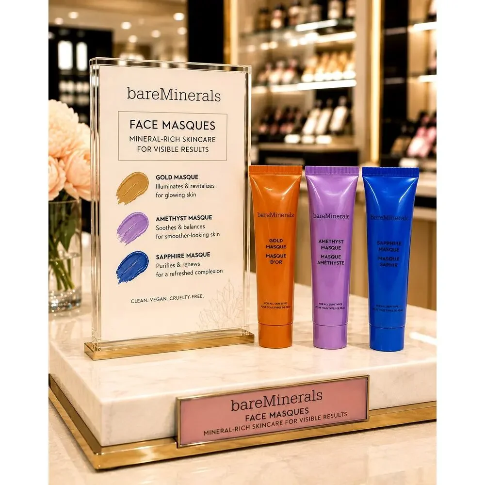 BareMinerals Little Gems Mask Set - set of 3